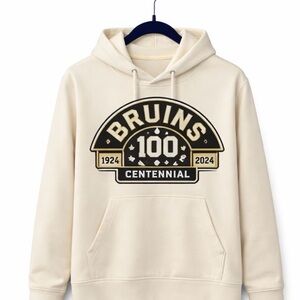 Bruins Centennial Cream Hoodie